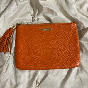 Azalea Embossed Python Leather